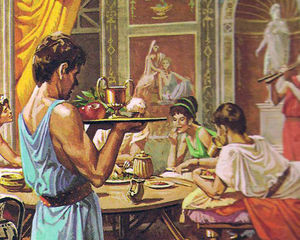 Как обедали в древнем Риме